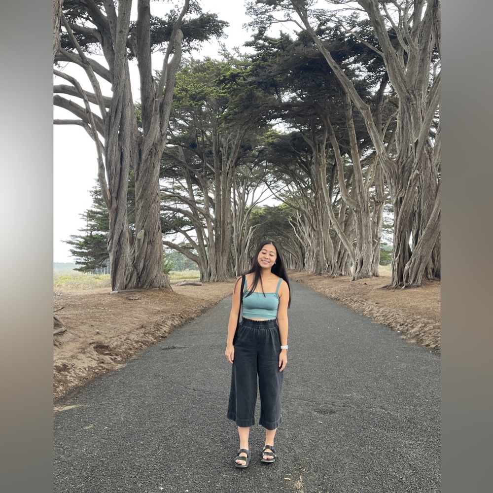 Bershka black wide leg denim